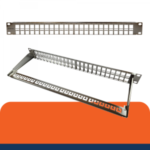 1U 48 Port Shielded Modular Patch Panel Empty-image