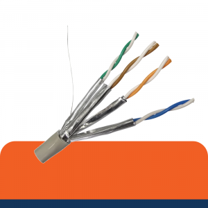 Cat6ᴬ U/FTP 4 Pair Cable-image