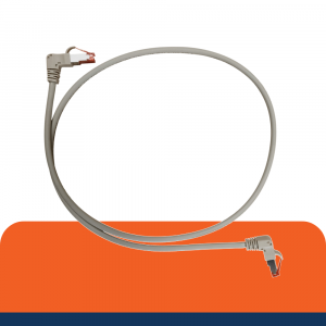 Cat6ᴬ U/FTP Unbreakable Angled Patch Cord-image